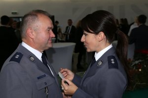 Spotkanie wigilijne częstochowskich policjantów