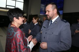 Spotkanie wigilijne częstochowskich policjantów