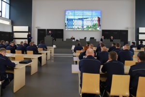 Odprawa służbowa częstochowskiego garnizonu Policji