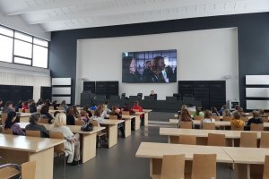 Wizyta uczniów z Blachowni w częstochowskiej komendzie