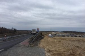 budowany odcinek drogi A1 w Częstochowie