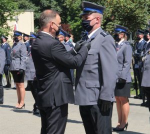 Prezydent RP odznacza st. asp. Arkadiusz Kobiela