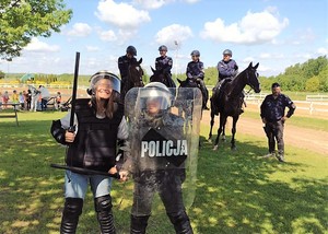 zdjęcie z akcji &quot;Dzień Dziecka&quot; z Policją