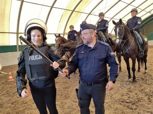 zdjęcie z akcji &quot;Dzień Dziecka&quot; z Policją