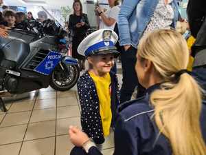 zdjęcie ze spotkania policjantów na Politechnice