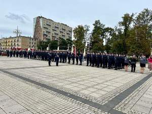 Plac Biegańskiego otoczony policyjnym kordonem