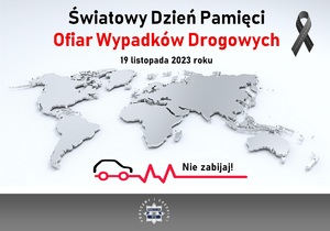 logo światowego dnia pamięci ofiar wypadków drogowych