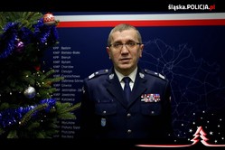 Wizerunek Komendanta Wojewódzkiego Policji w Katowicach