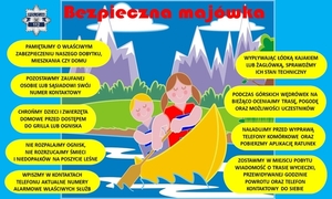 Plakat z informacjami