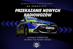 Plakat z informacją o zaproszeniu dla mediów