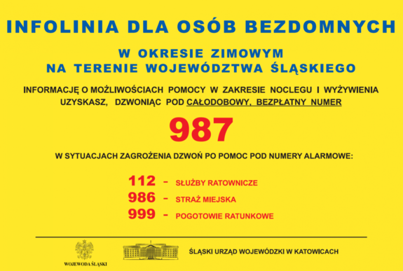 Plakat z numerami telefonu