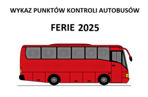 Plakat przedstawiający autobus