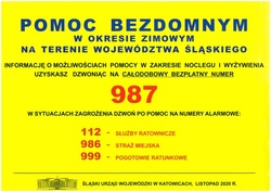 Plakat z numerami telefonów