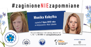 Plakat ze zdjęciem zaginionej Moniki