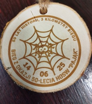 drewniany medal