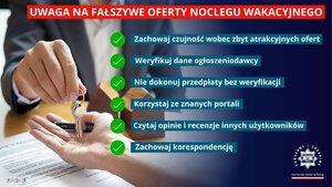 Plakat informacyjny z napisami