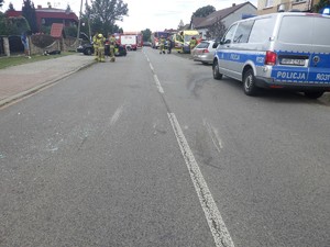 Miejsce zdarzenia na drodze