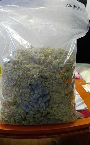 Zabezpieczony susz w worku