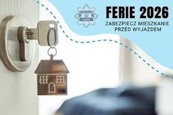 Zdjęcie poglądowe klucza w zamku drzwi