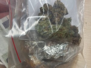 Zabezpieczony susz w woreczku