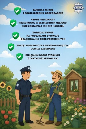 Obrazek przedstawiający dwóch mężczyzn w ogrodzie w ogrodzie